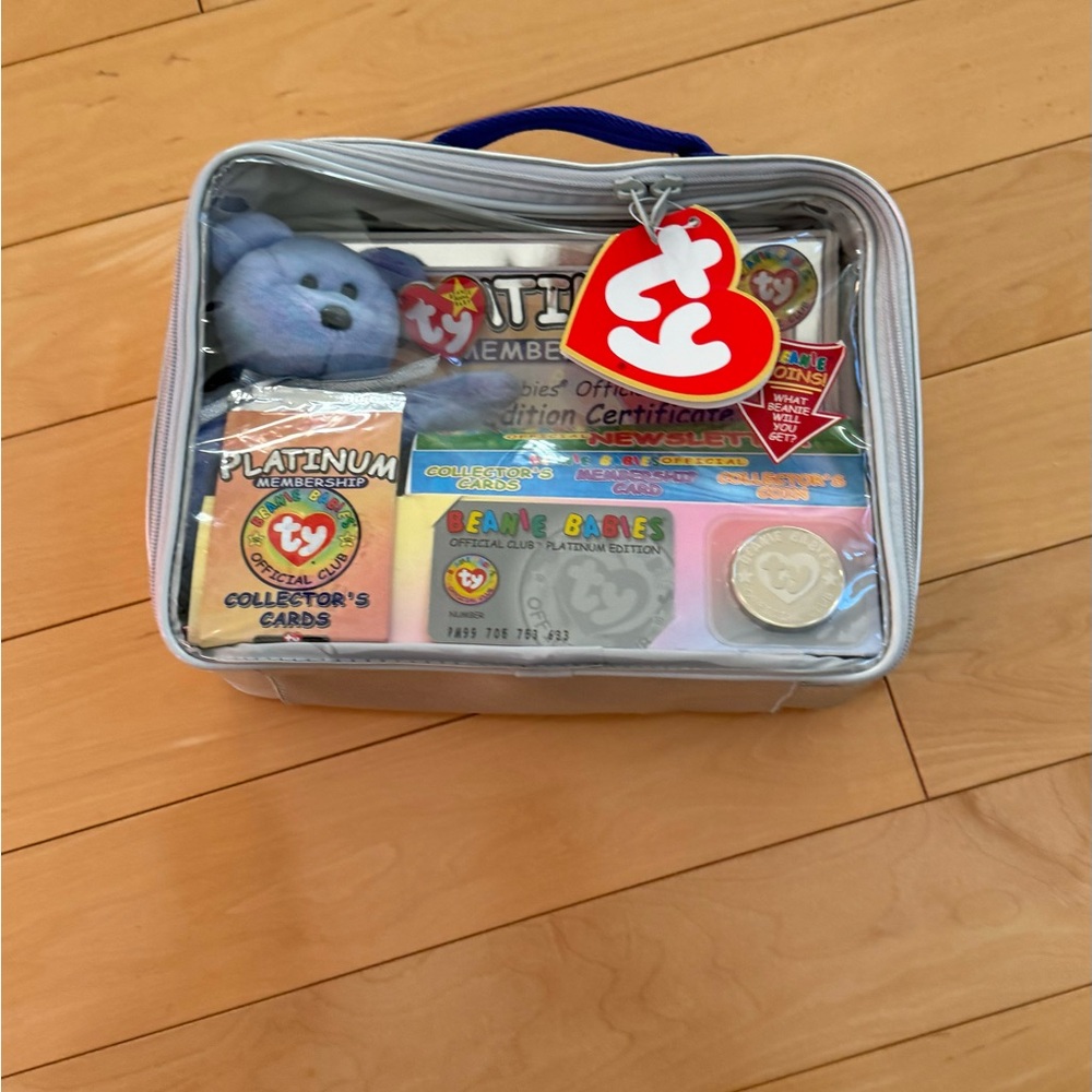 Ty Beanie Babies Official Club Platinum Edition Membership Kit 1999 Never Opened